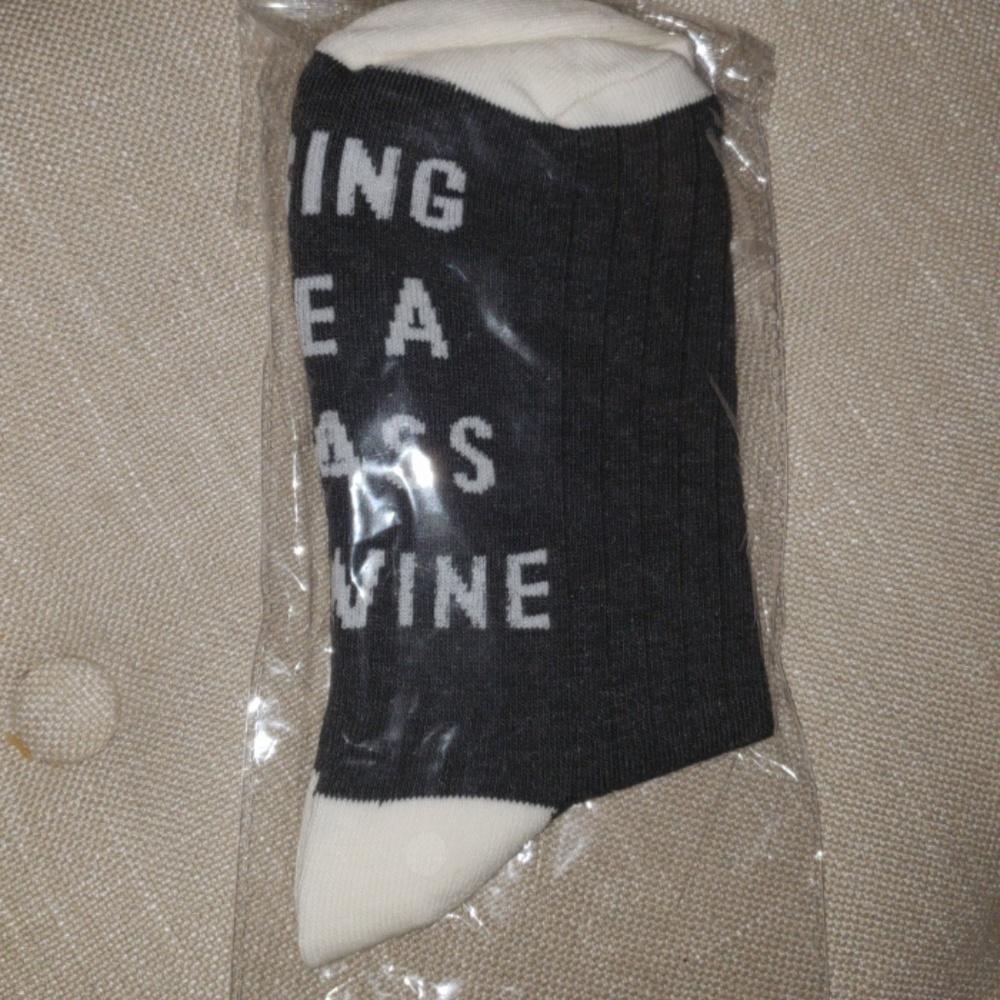 Bring Me A Glass of Wine Socks - Picture 3 of 3